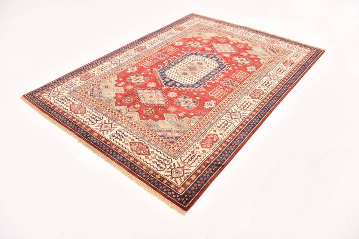 Detail image of 5' 7 x 7' 8 Hand Knotted Kazak Oriental Rug