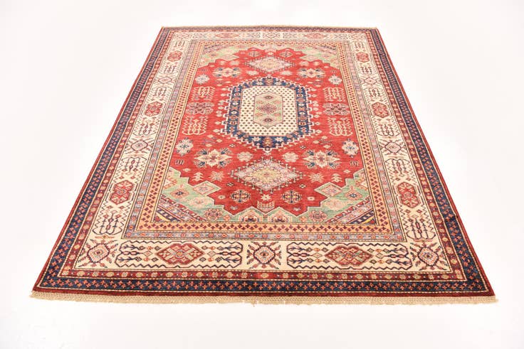 Detail image of 5' 7 x 7' 8 Hand Knotted Kazak Oriental Rug