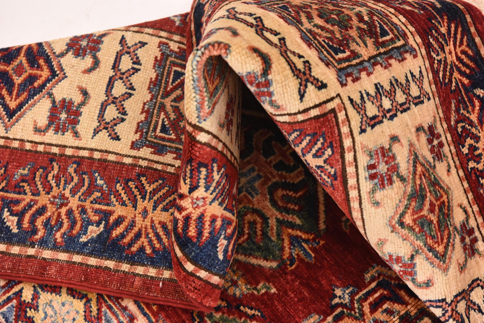 5' 7 x 7' 11 Hand Knotted Kazak Oriental Rug