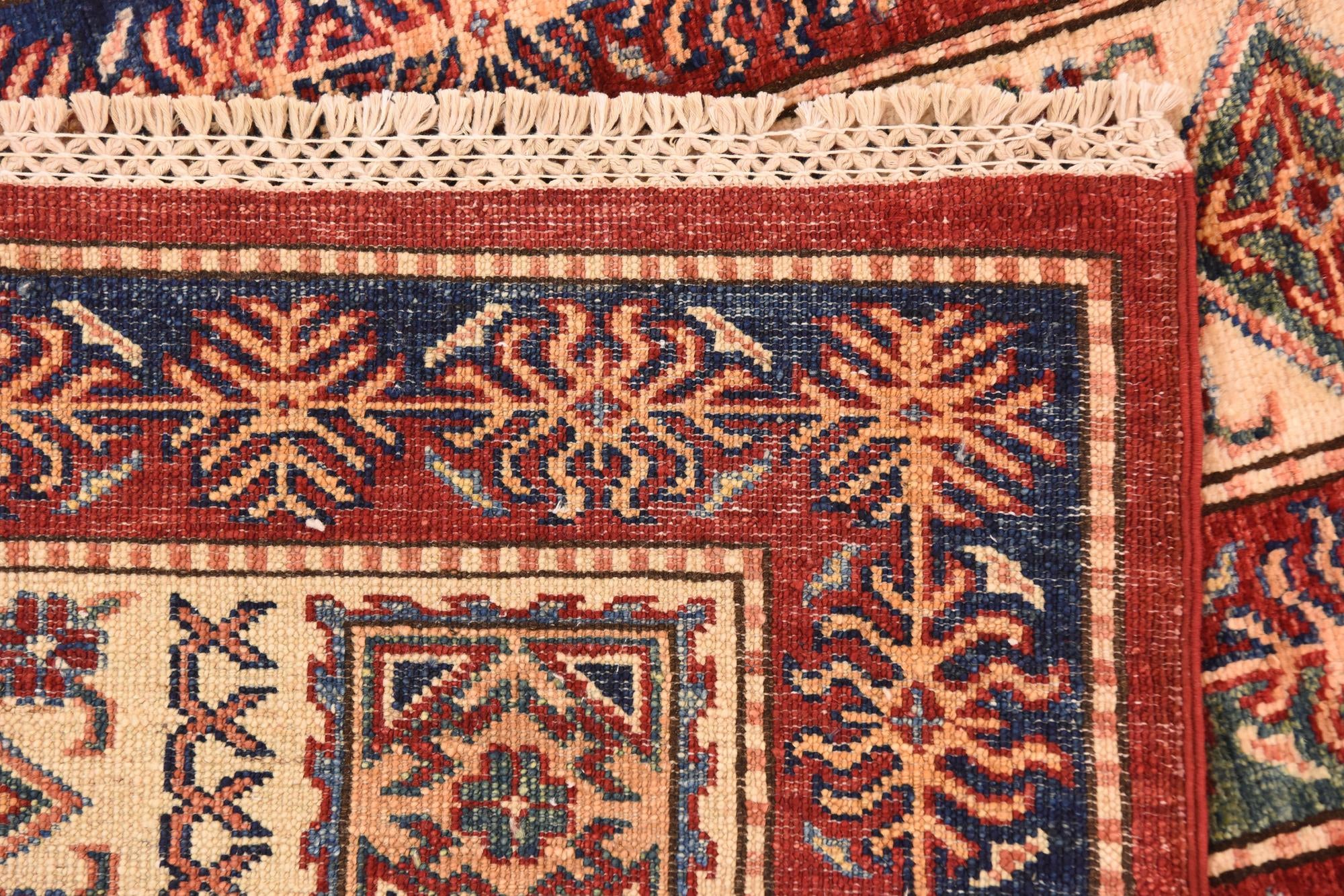 5' 7 x 7' 11 Hand Knotted Kazak Oriental Rug