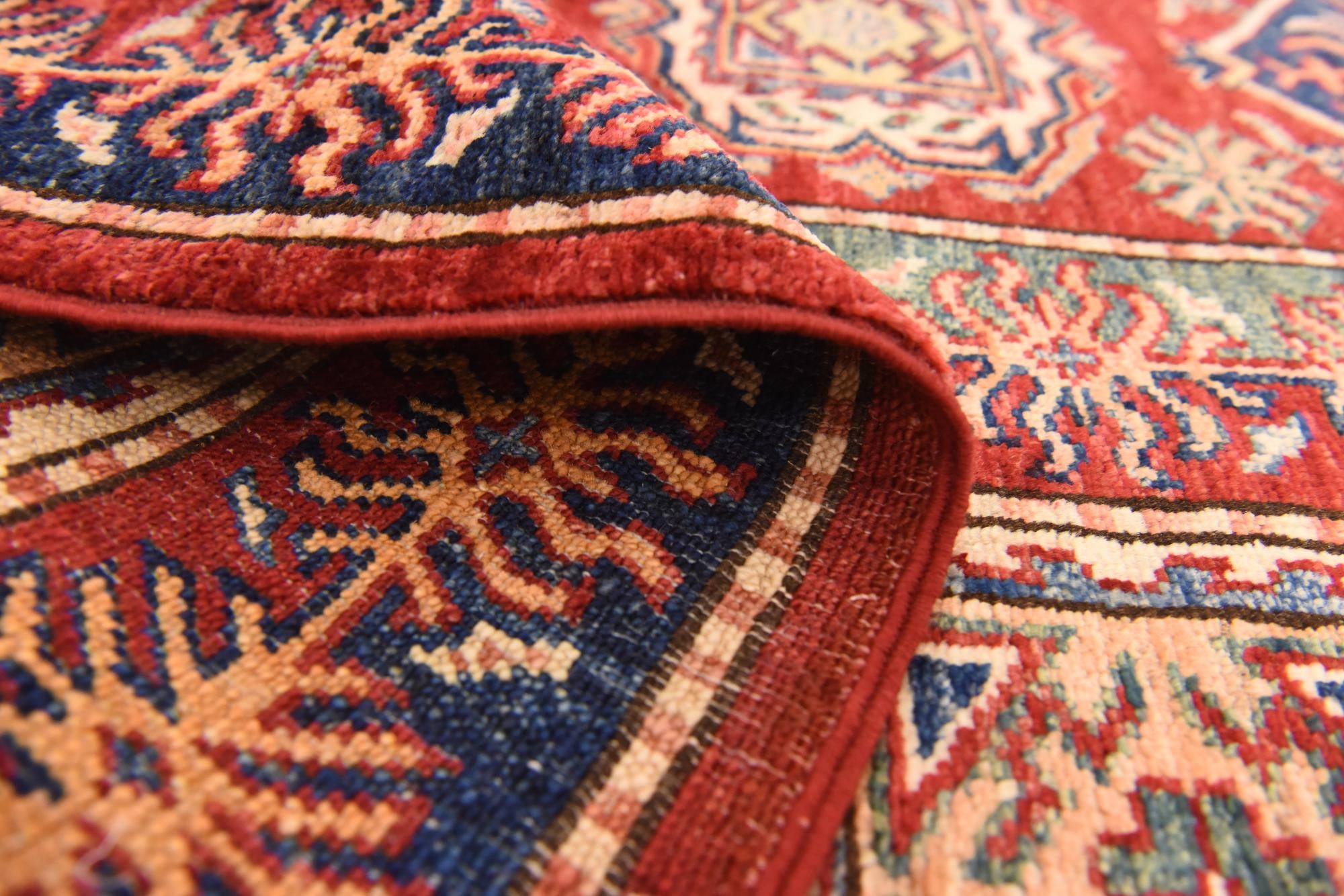 5' 7 x 7' 11 Hand Knotted Kazak Oriental Rug