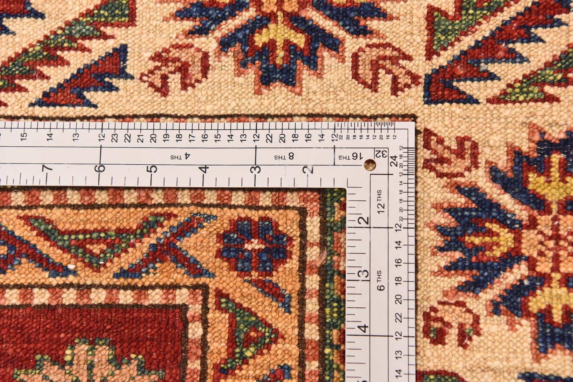 5' 8 x 7' 7 Hand Knotted Kazak Oriental Rug