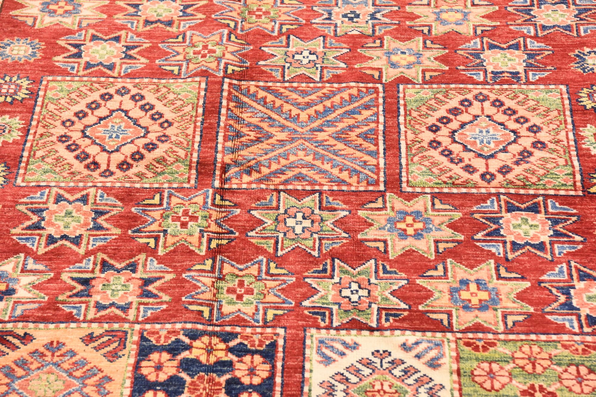 5' 8 x 7' 7 Hand Knotted Kazak Oriental Rug