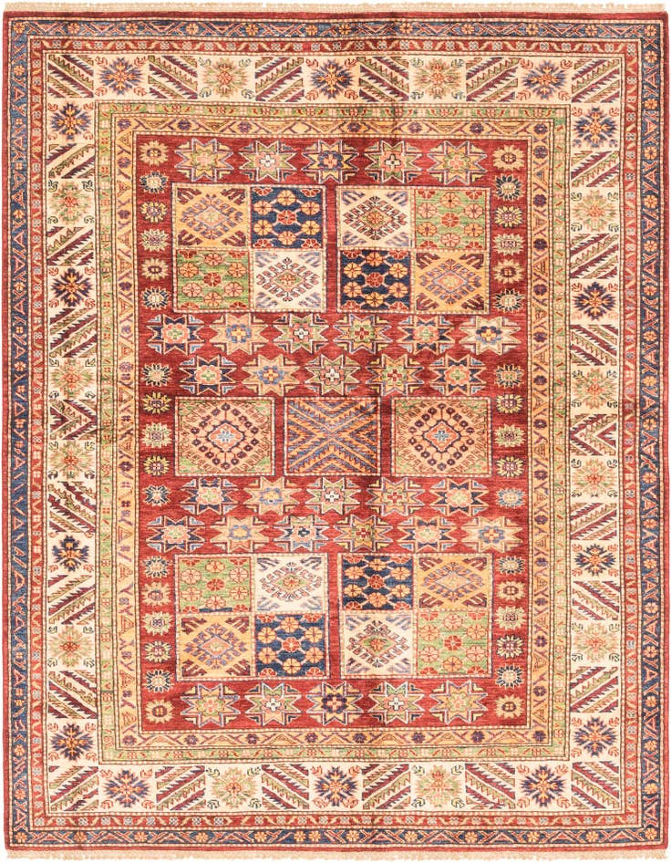 Detail image of 5' 8 x 7' 7 Hand Knotted Kazak Oriental Rug