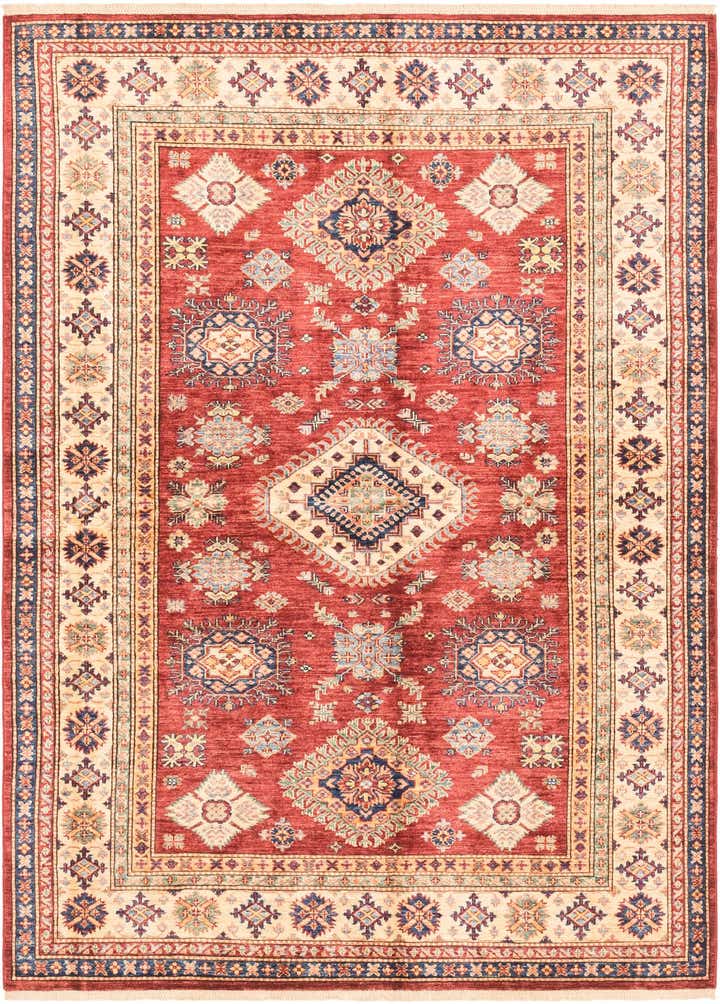 5' 9 x 7' 11 Hand Knotted Kazak Oriental Rug