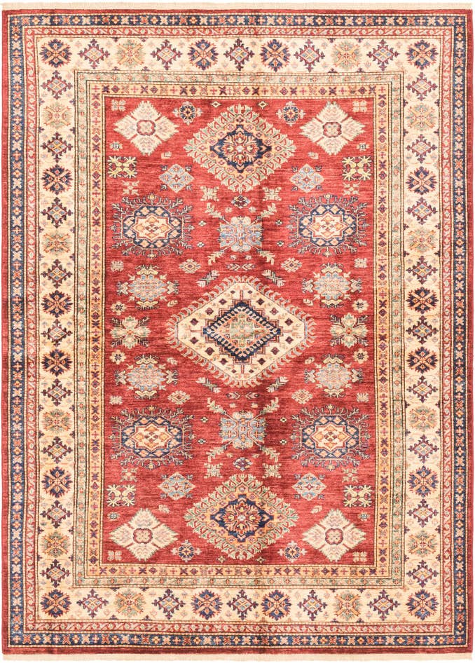 Detail image of 5' 9 x 7' 11 Hand Knotted Kazak Oriental Rug