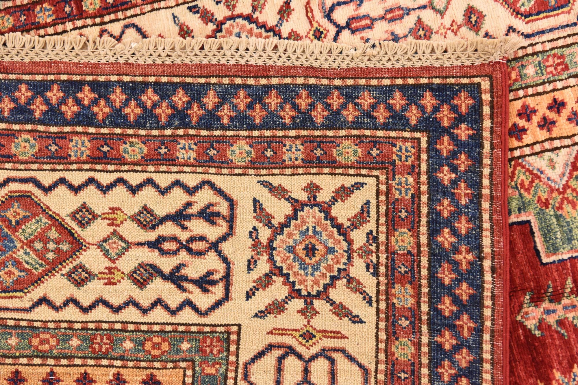 5' 6 x 7' 10 Hand Knotted Kazak Oriental Rug