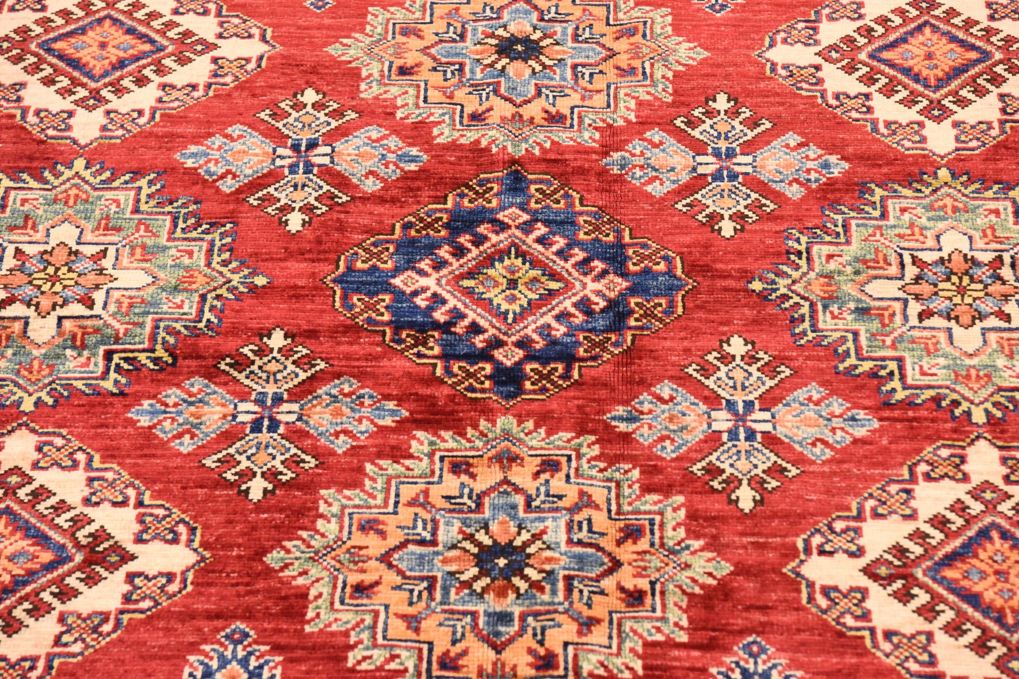 5' 10 x 7' 8 Hand Knotted Kazak Oriental Rug