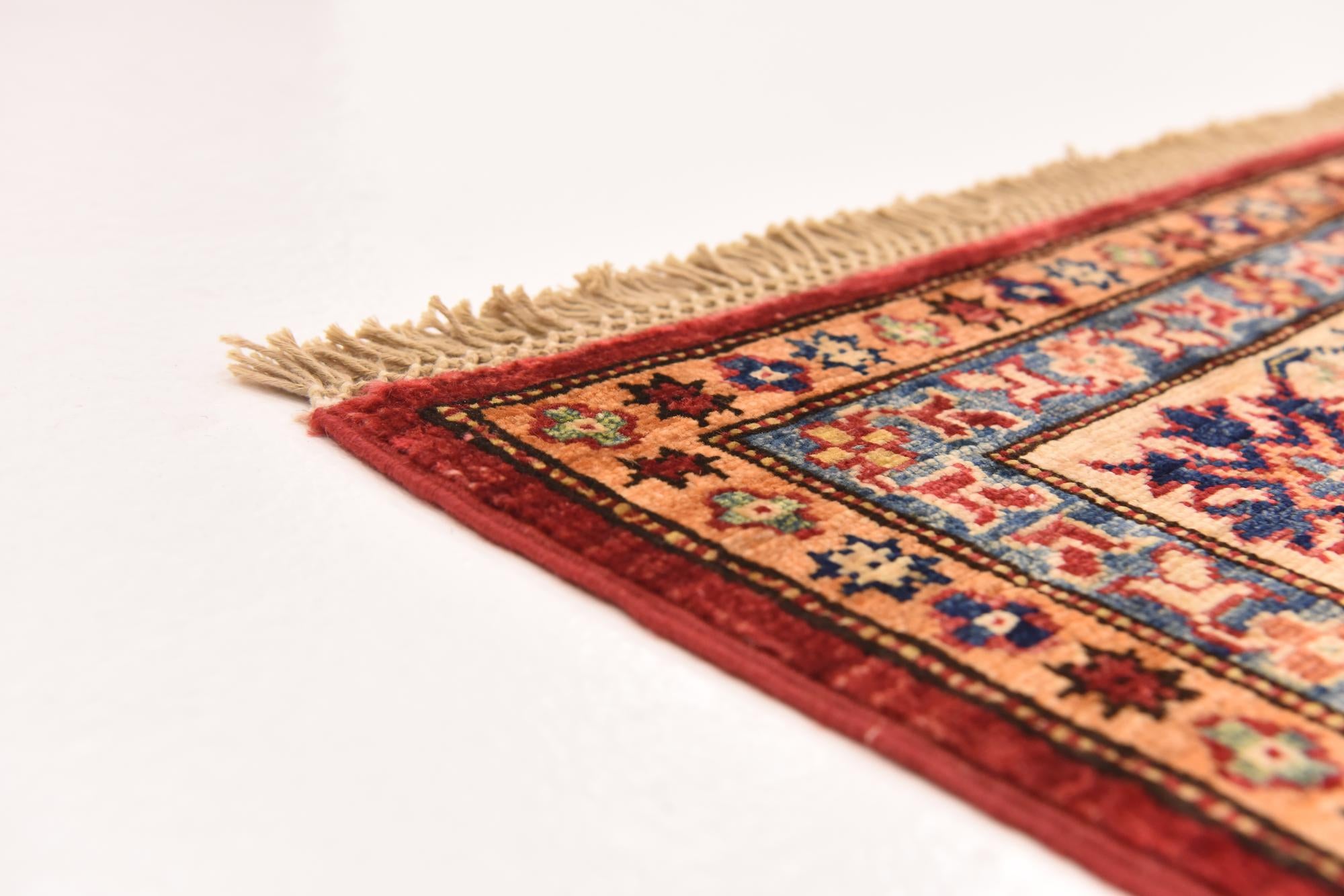 5' 10 x 7' 8 Hand Knotted Kazak Oriental Rug