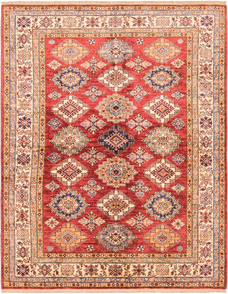 Detail image of 5' 10 x 7' 8 Hand Knotted Kazak Oriental Rug