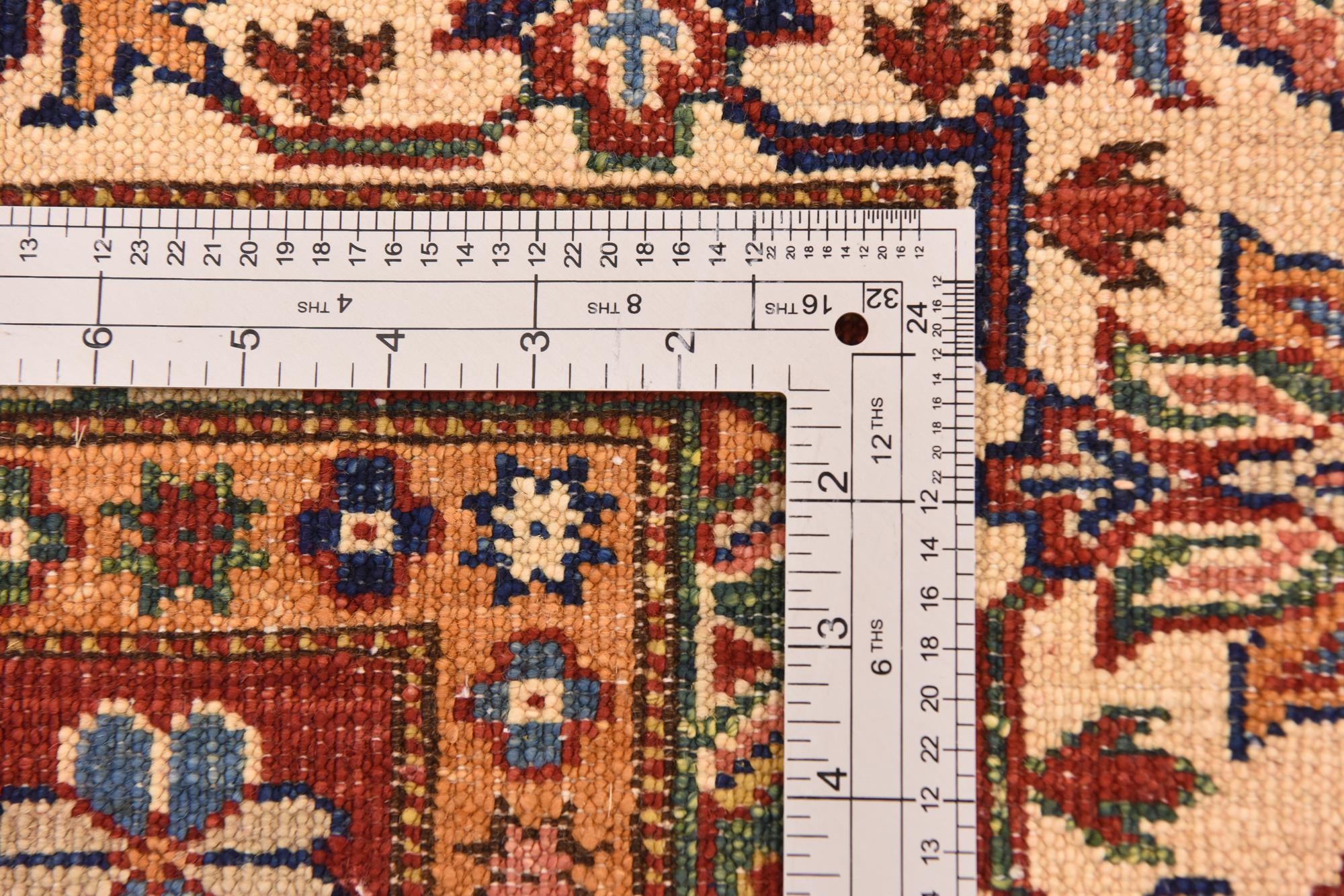 5' 10 x 7' 11 Hand Knotted Kazak Oriental Rug