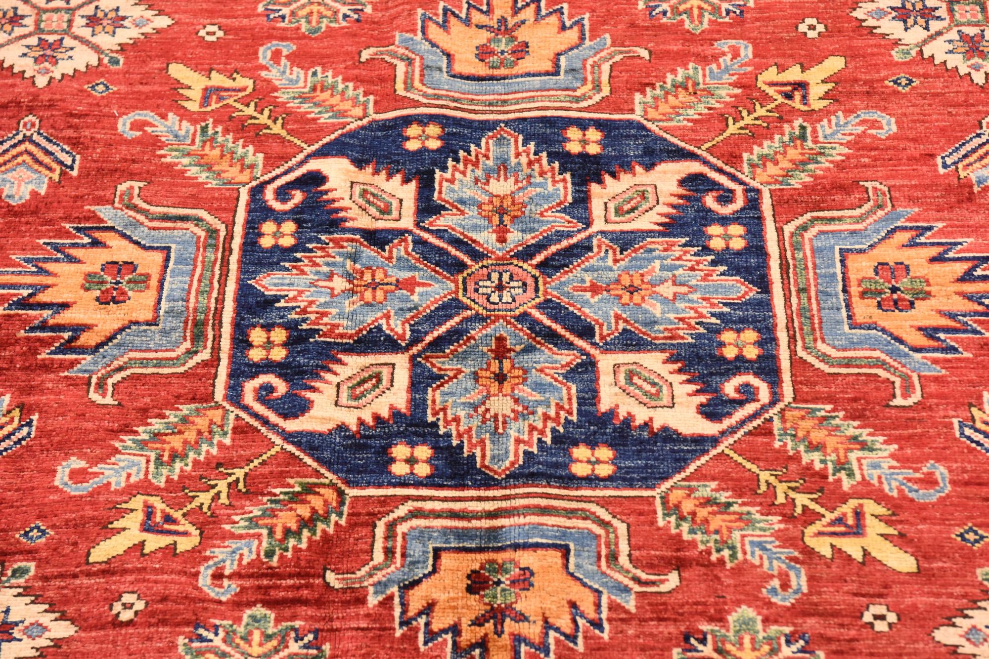 5' 10 x 7' 11 Hand Knotted Kazak Oriental Rug