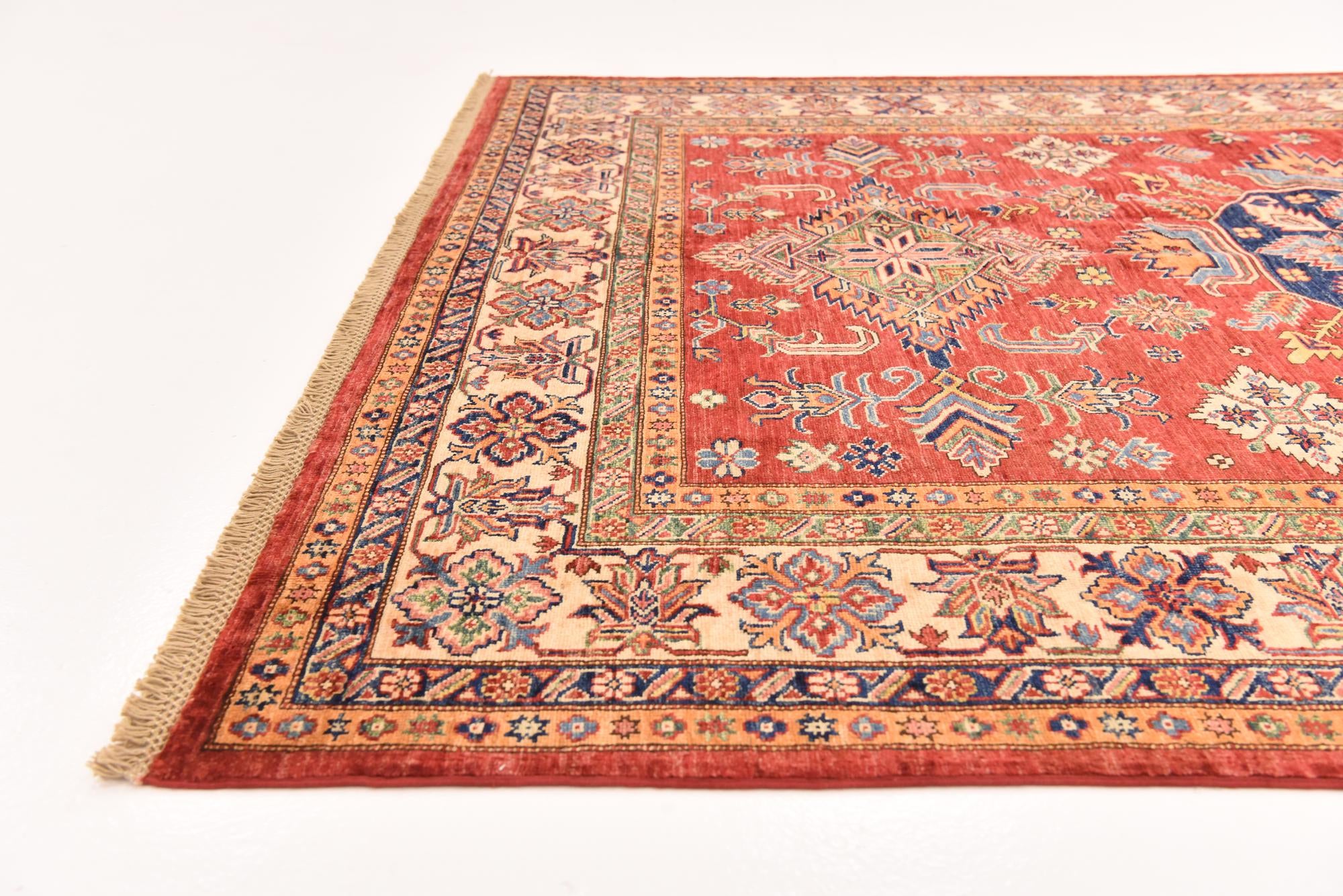 5' 10 x 7' 11 Hand Knotted Kazak Oriental Rug