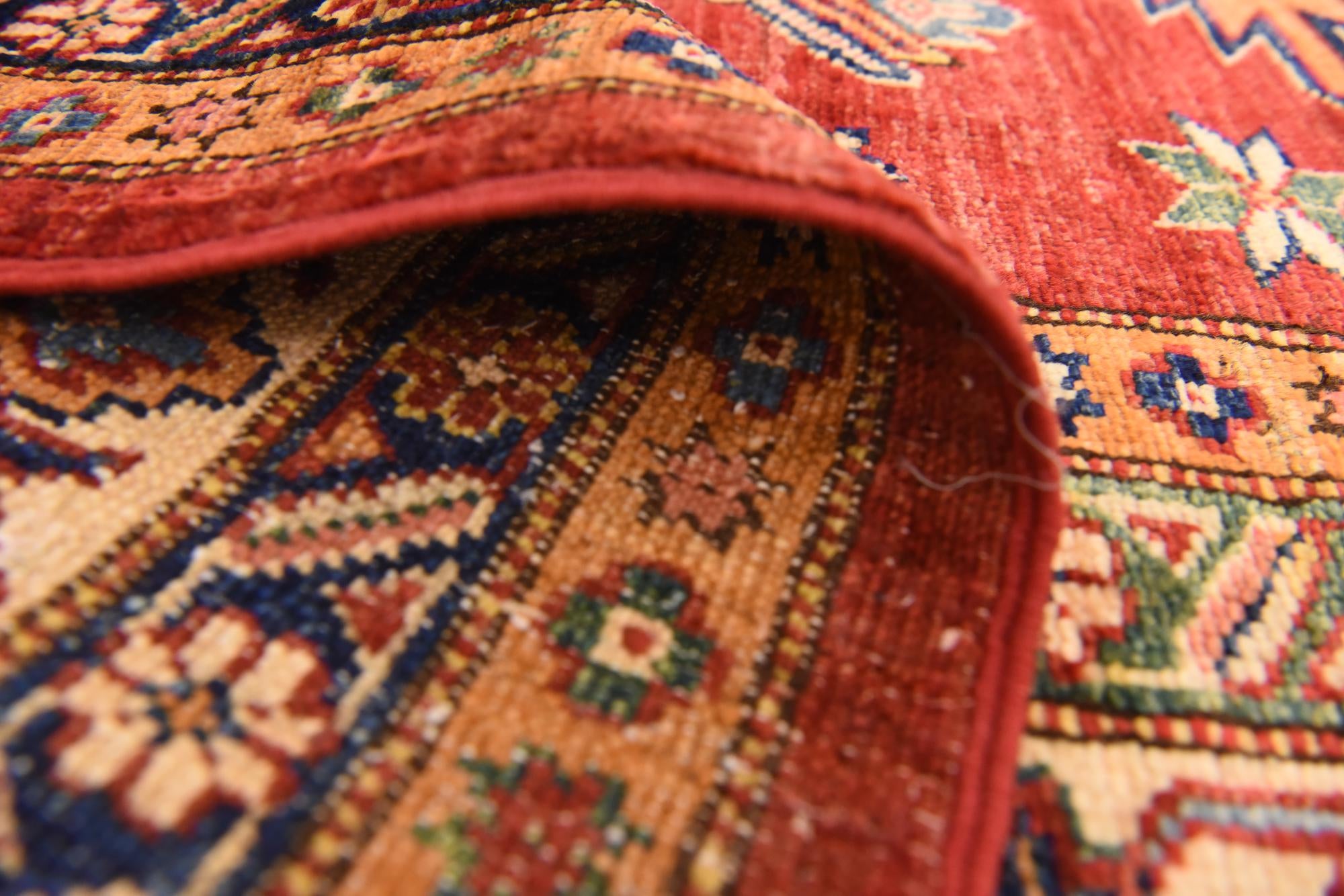 5' 10 x 7' 11 Hand Knotted Kazak Oriental Rug