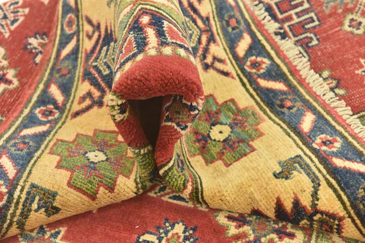 4' x 5' 10 Hand Knotted Kazak Rug