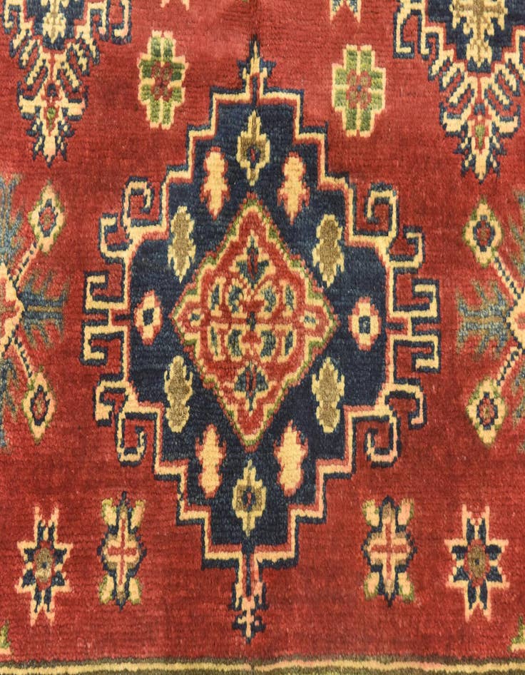 Detail image of 4' x 5' 10  Hand Knotted Kazak Rug