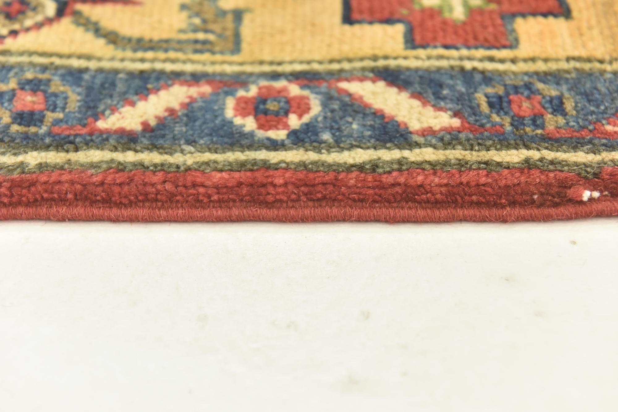 4' x 5' 10 Hand Knotted Kazak Rug