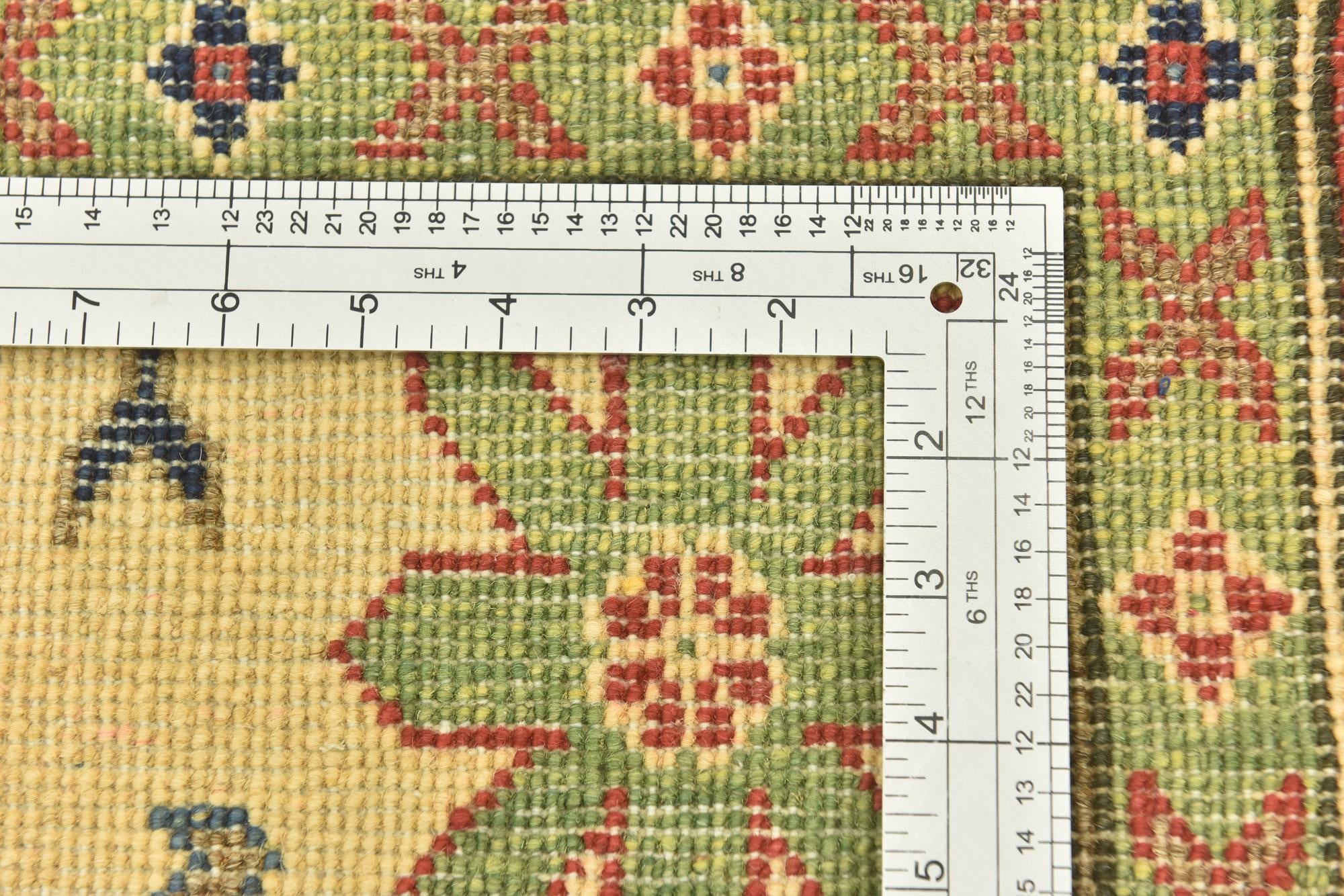 4' x 6' 3 Hand Knotted Kazak Rug