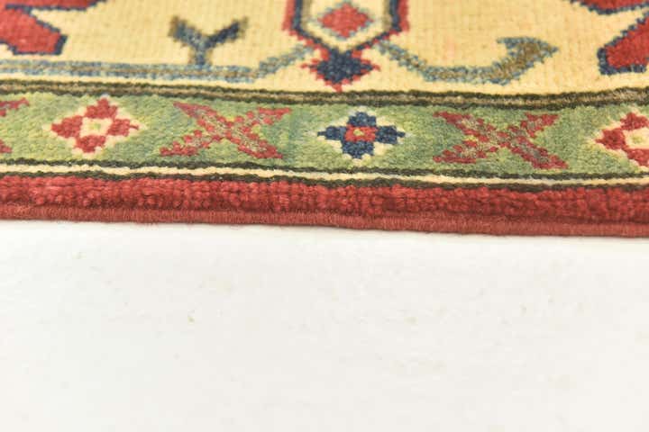 4' x 6' 3 Hand Knotted Kazak Rug