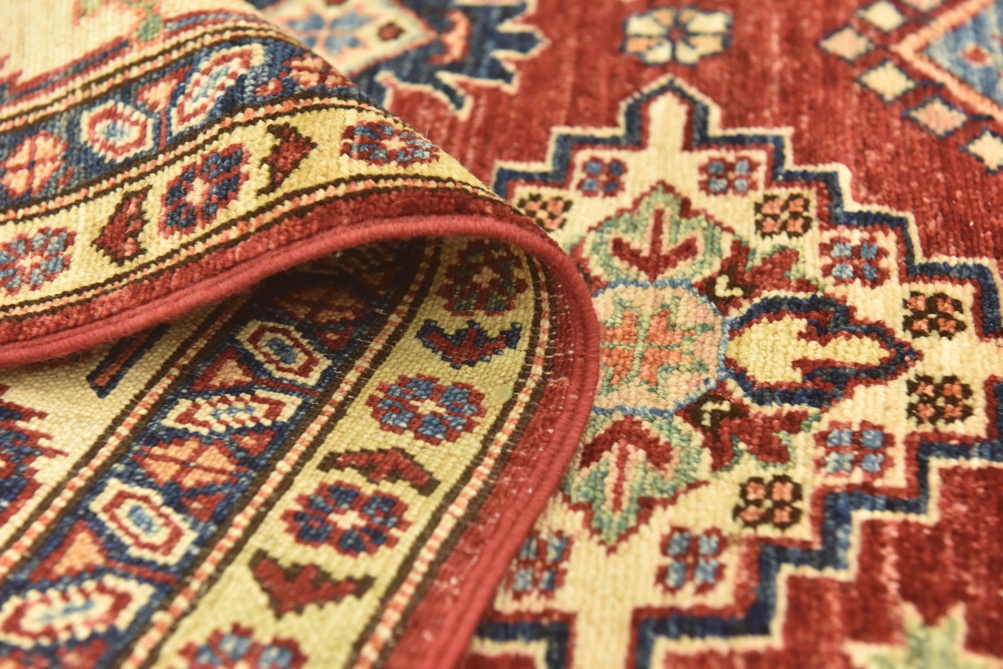 5' 7 x 7' 9 Hand Knotted Kazak Oriental Rug