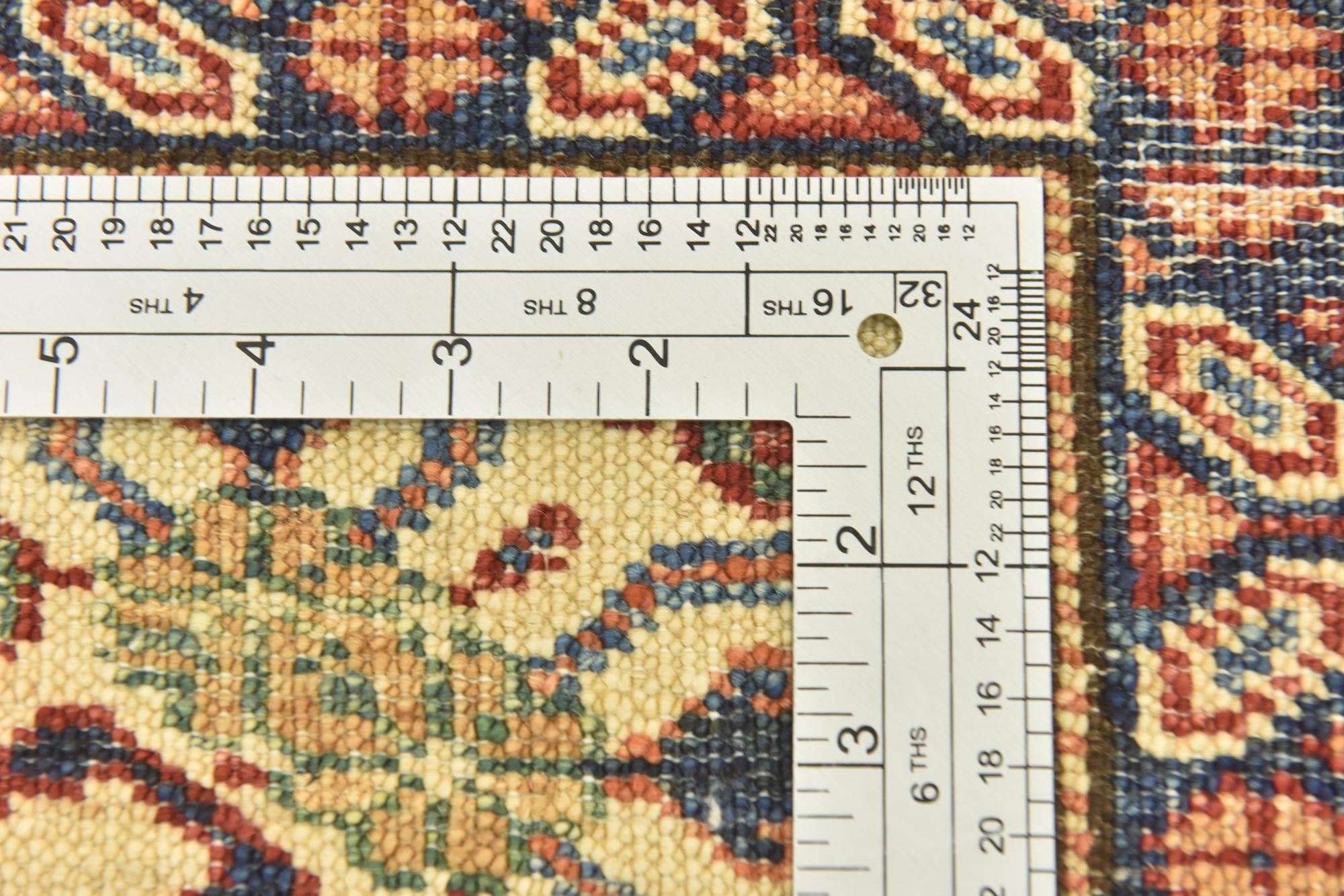 5' 7 x 7' 9 Hand Knotted Kazak Oriental Rug