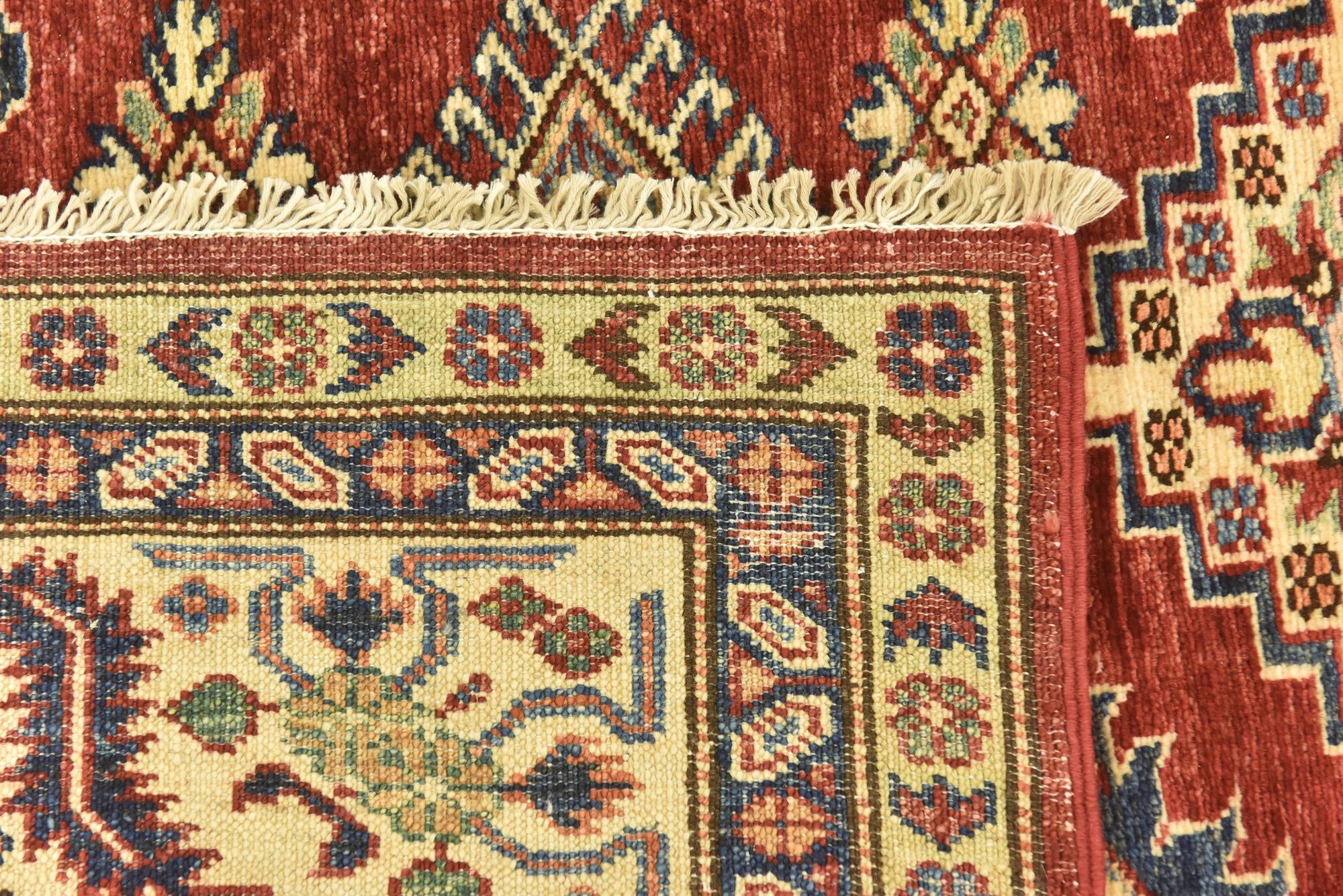 5' 7 x 7' 9 Hand Knotted Kazak Oriental Rug