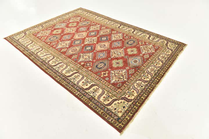 5' 7 x 7' 9 Hand Knotted Kazak Oriental Rug