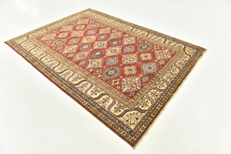 Detail image of 5' 7 x 7' 9 Hand Knotted Kazak Oriental Rug