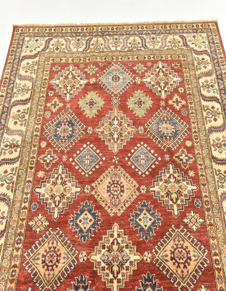 Detail image of 5' 7 x 7' 9  Hand Knotted Kazak Oriental Rug