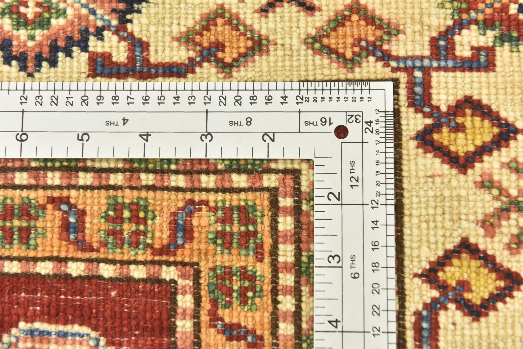 5' 8 x 7' 9 Hand Knotted Kazak Oriental Rug