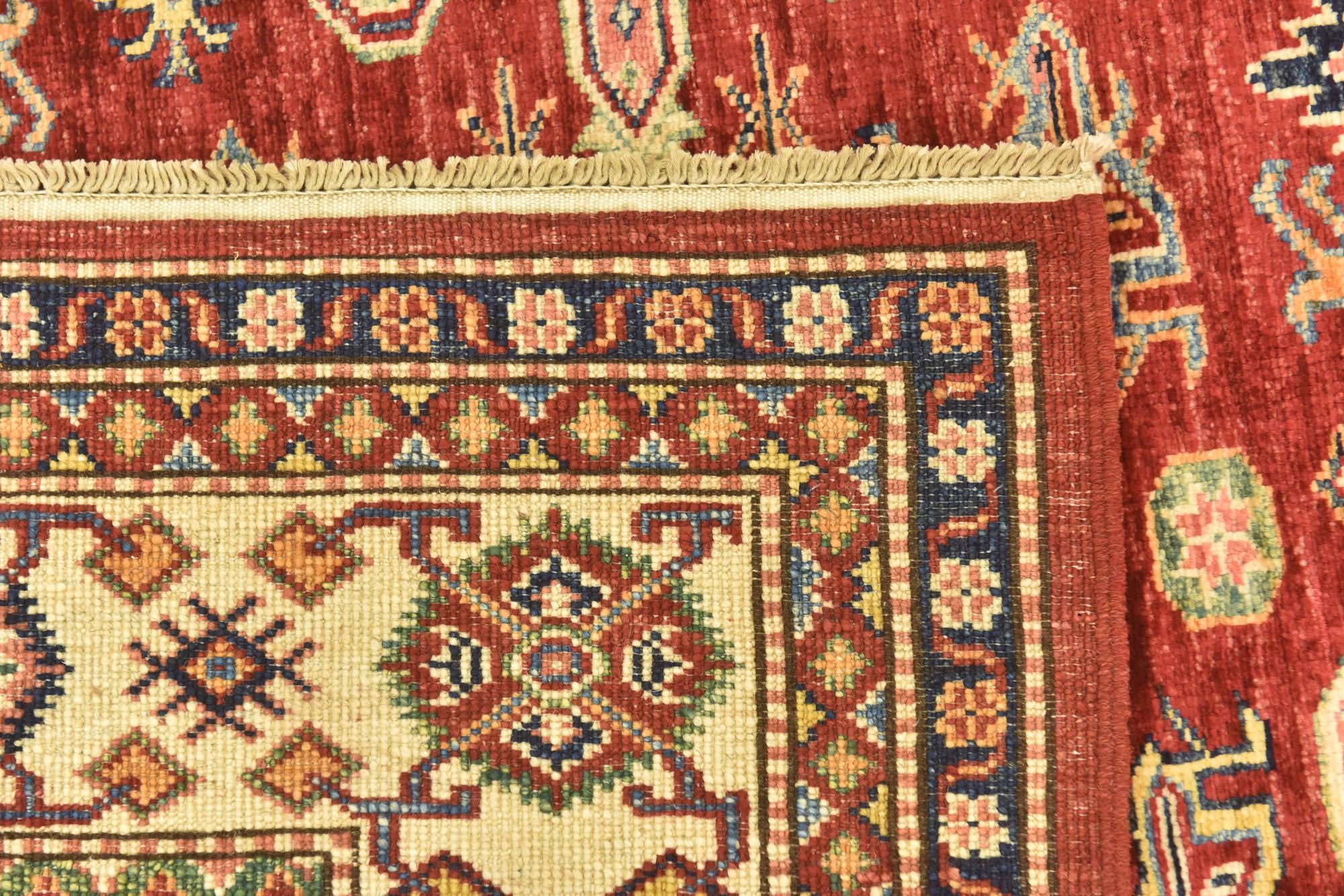 5' 8 x 7' 9 Hand Knotted Kazak Oriental Rug