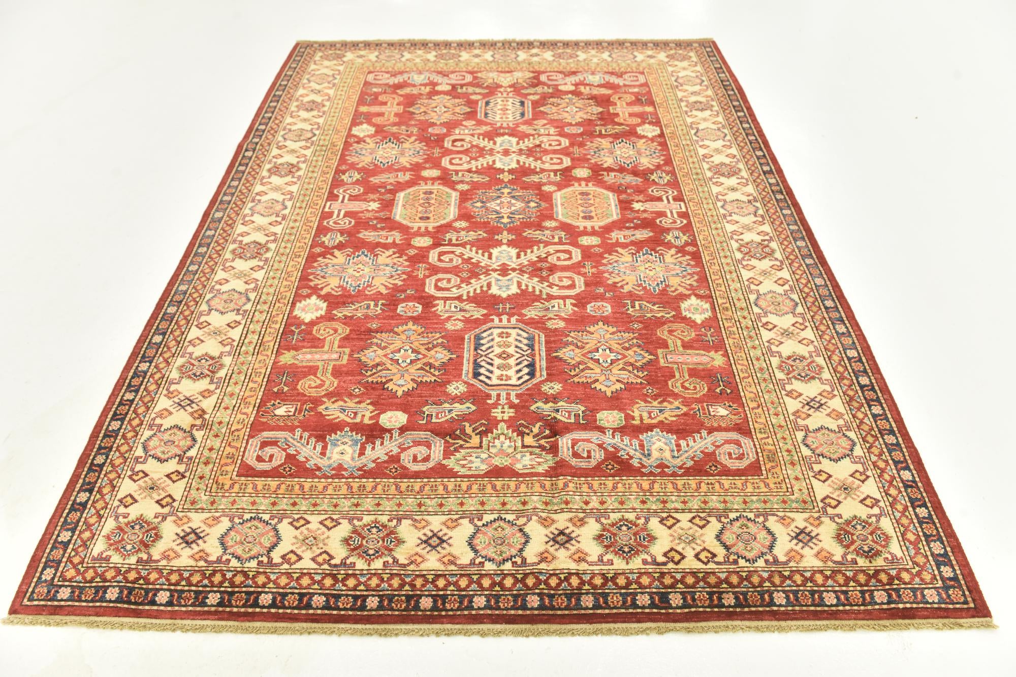 5' 8 x 7' 9 Hand Knotted Kazak Oriental Rug