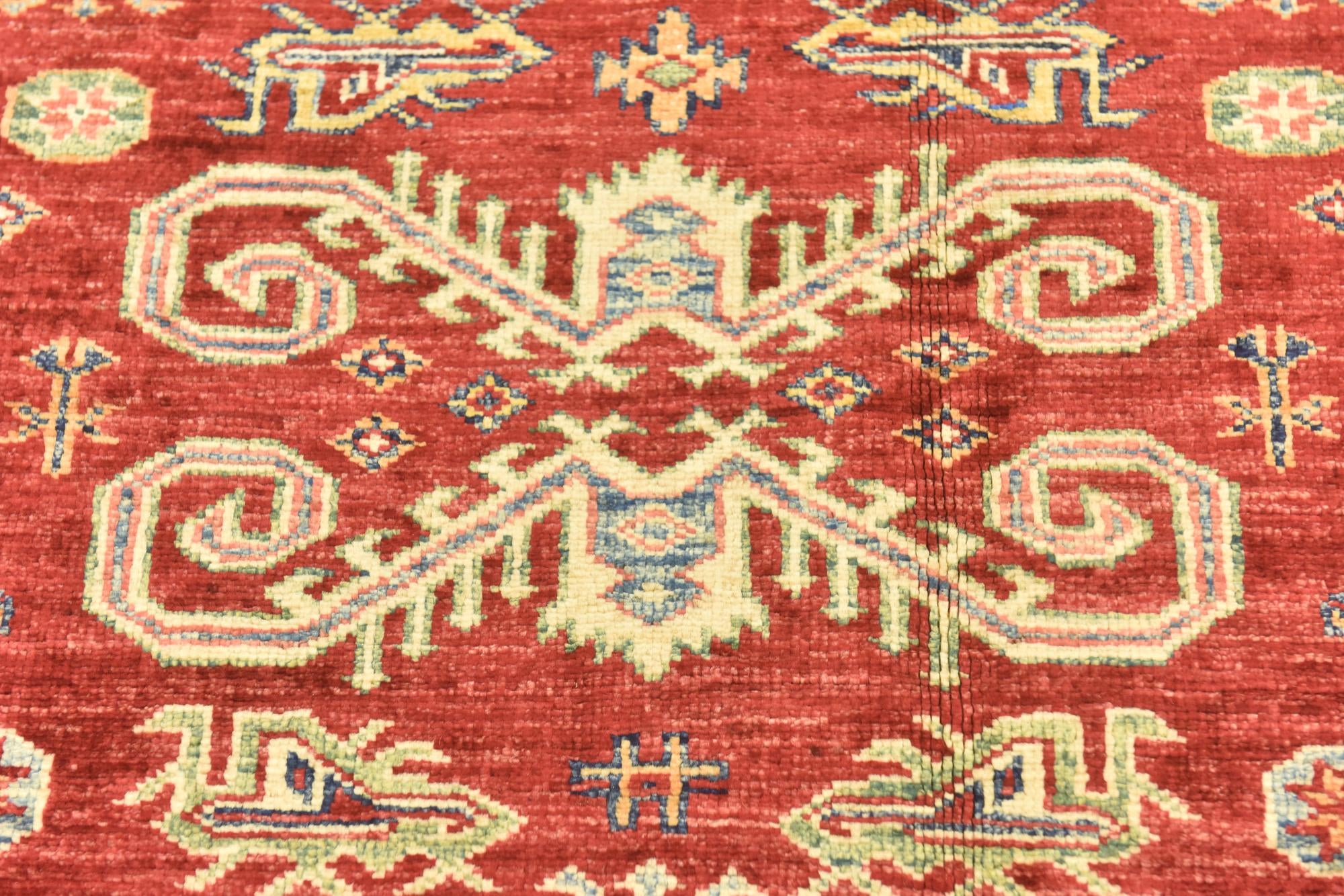 5' 8 x 7' 9 Hand Knotted Kazak Oriental Rug