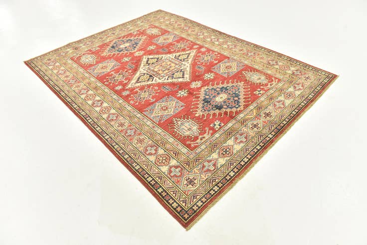 Detail image of 5' 9 x 7' 7 Hand Knotted Kazak Oriental Rug