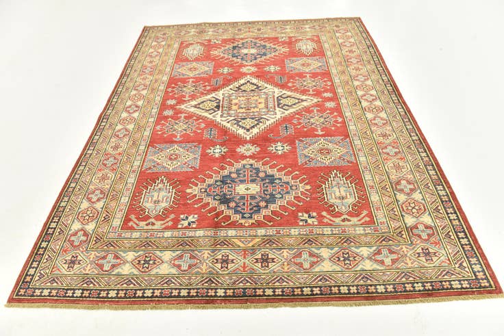 Detail image of 5' 9 x 7' 7 Hand Knotted Kazak Oriental Rug