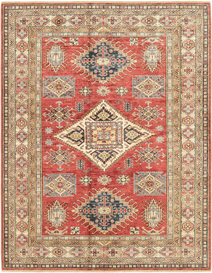 Detail image of 5' 9 x 7' 7 Hand Knotted Kazak Oriental Rug