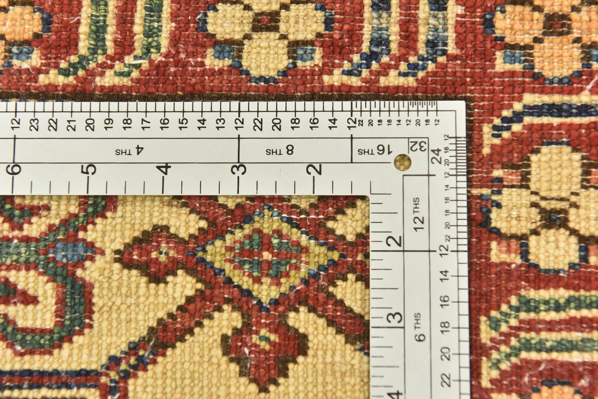 5' 7 x 7' 9 Hand Knotted Kazak Oriental Rug