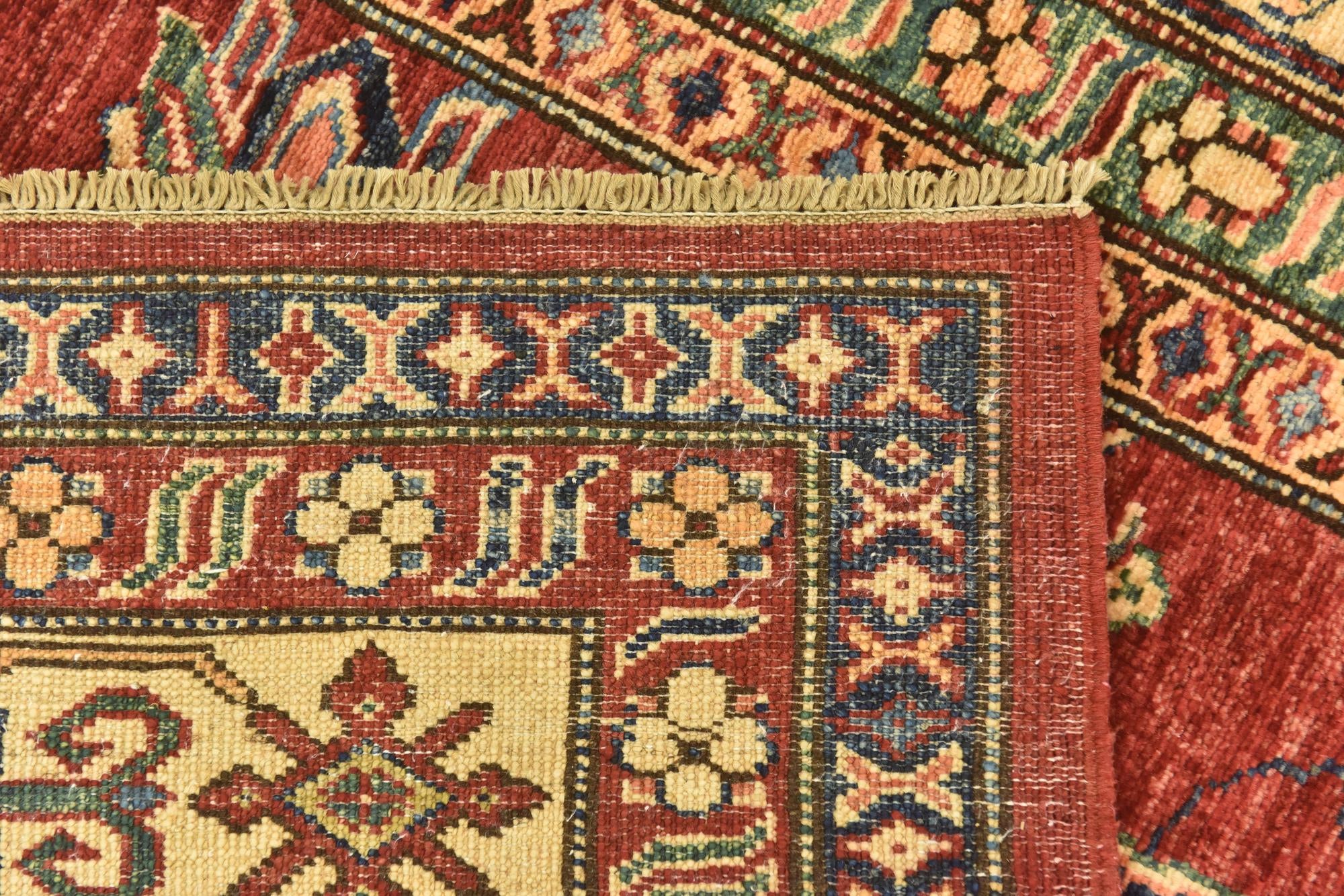 5' 7 x 7' 9 Hand Knotted Kazak Oriental Rug