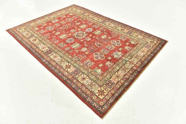 Detailansicht von 170cm x 235cm Handgeknüpft Kazak Orientalisch Teppich