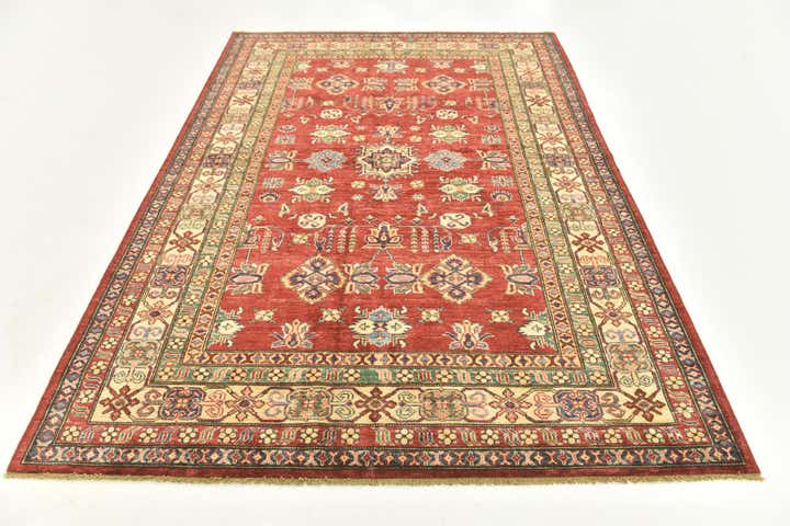 170cm x 235cm Handgeknüpft Kazak Orientalisch Teppich