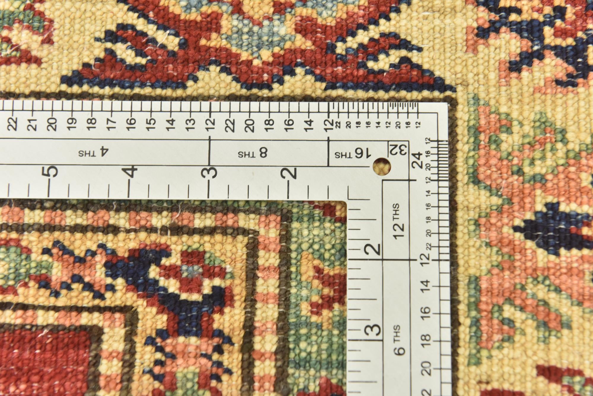 5' 6 x 7' 6 Hand Knotted Kazak Oriental Rug