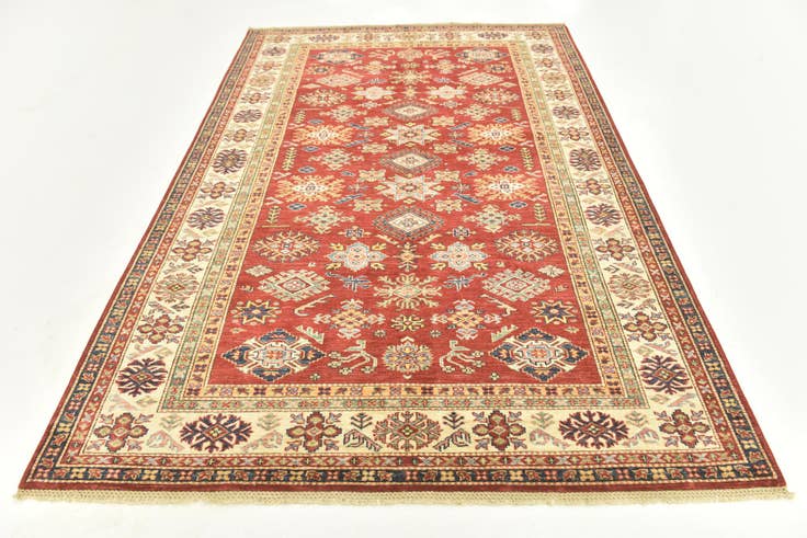 Detail image of 5' 6 x 8' 3 Hand Knotted Kazak Oriental Rug