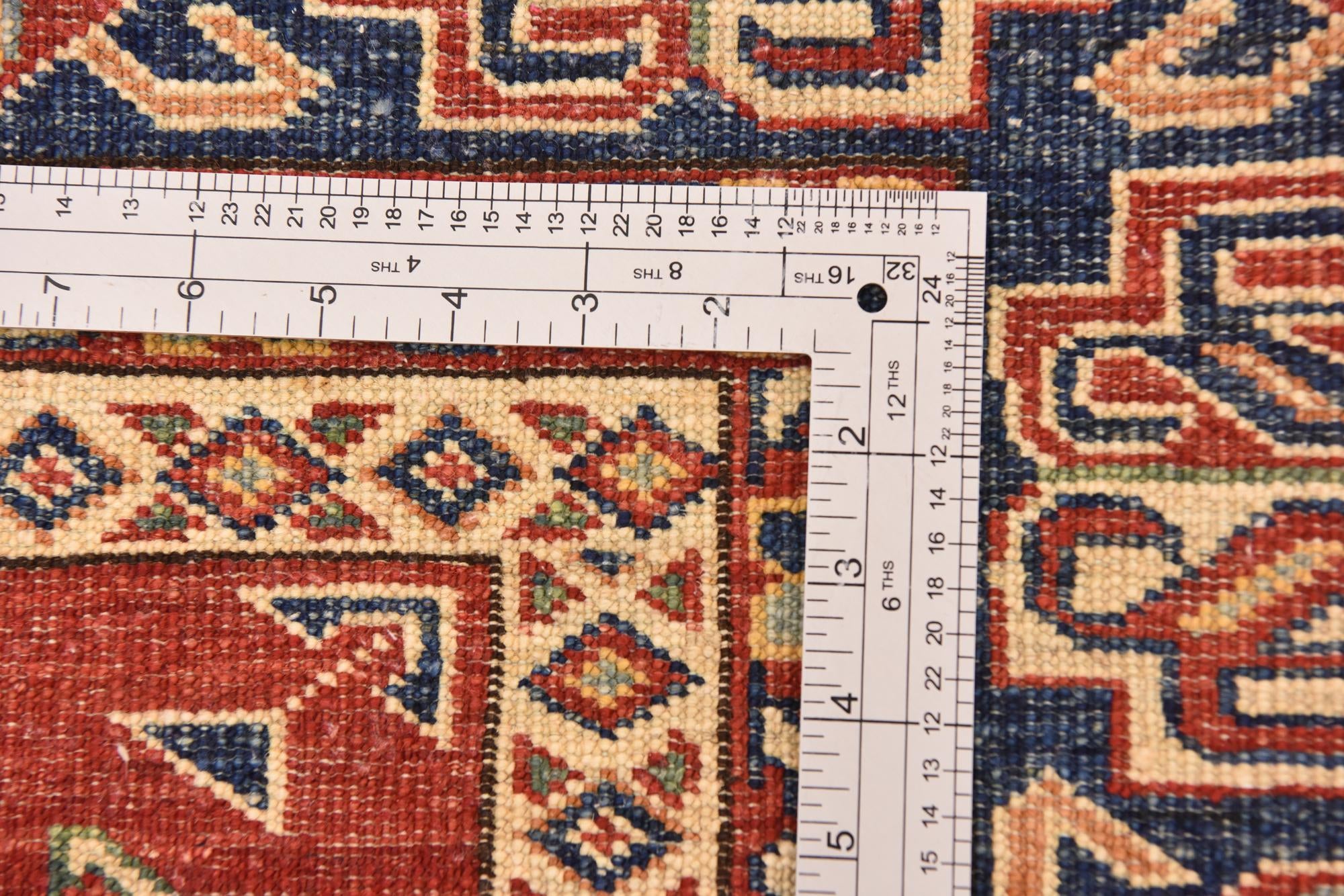 5' 11 x 7' 11 Hand Knotted Kazak Oriental Rug
