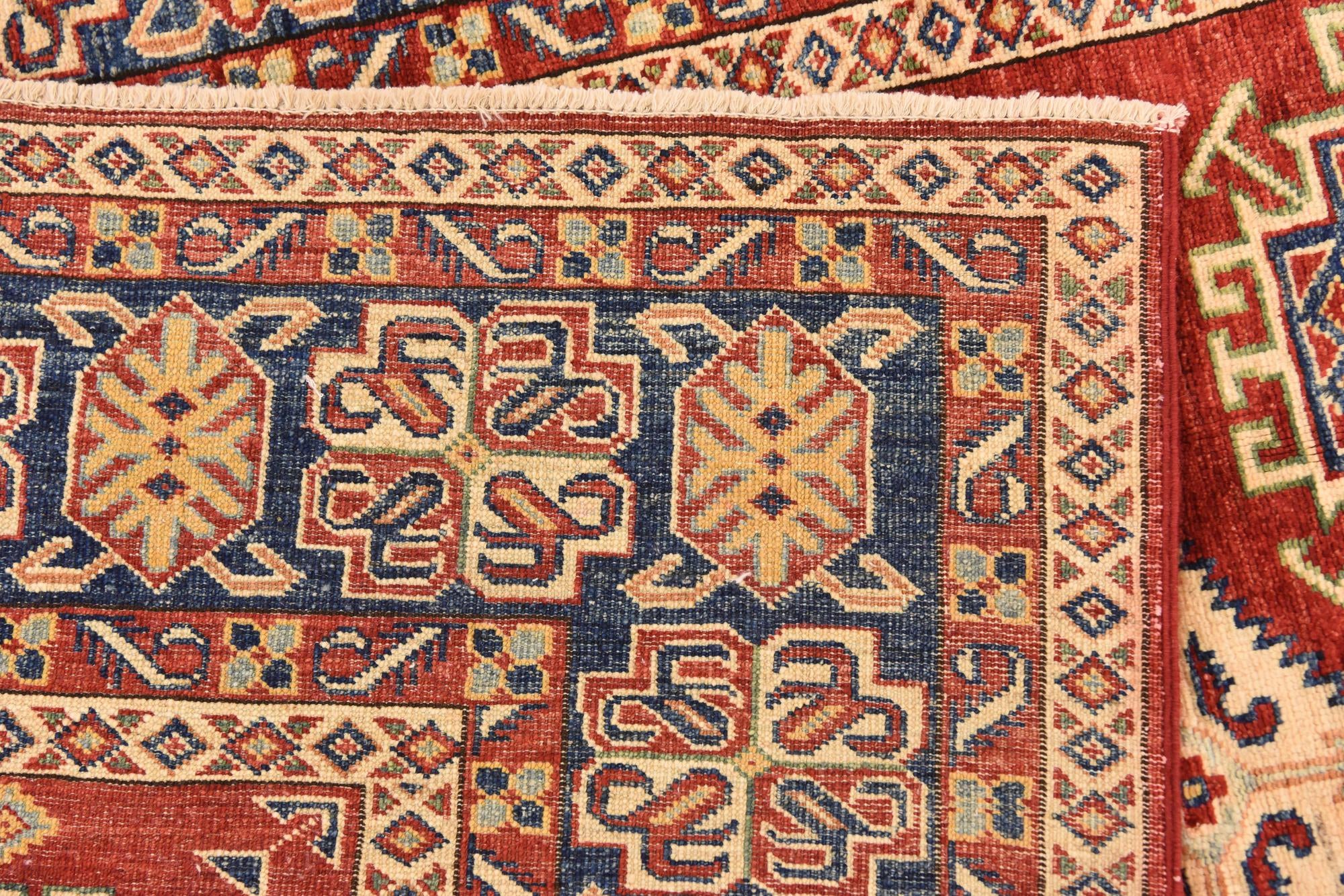 5' 11 x 7' 11 Hand Knotted Kazak Oriental Rug