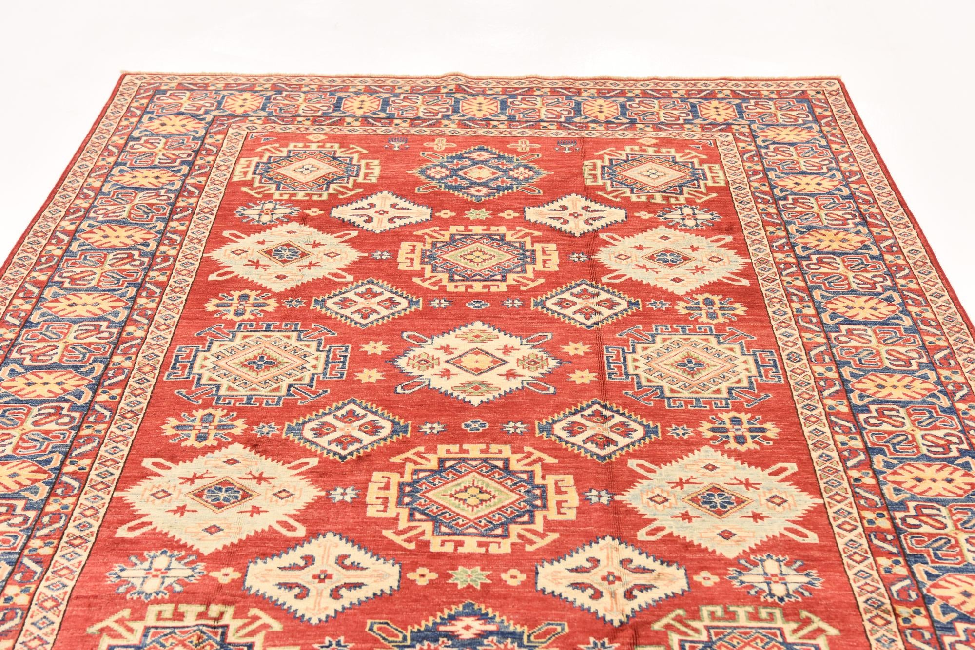 5' 11 x 7' 11 Hand Knotted Kazak Oriental Rug