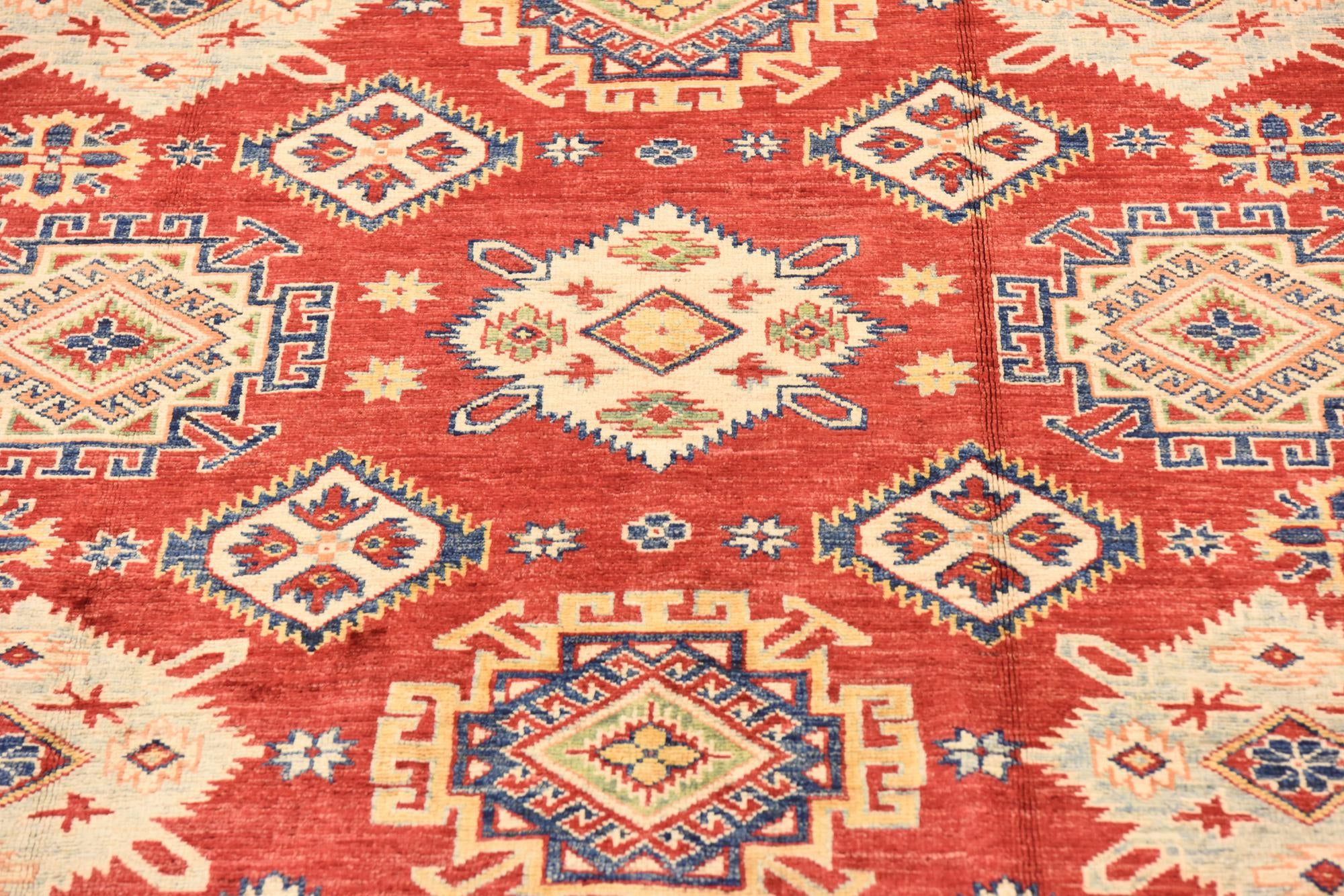 5' 11 x 7' 11 Hand Knotted Kazak Oriental Rug