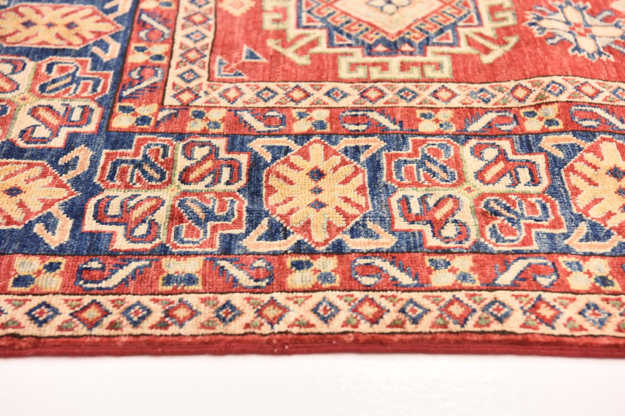 5' 11 x 7' 11 Hand Knotted Kazak Oriental Rug