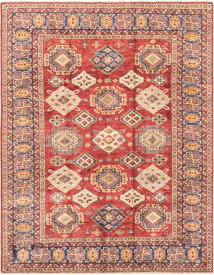 Detail image of 5' 11 x 7' 11 Hand Knotted Kazak Oriental Rug