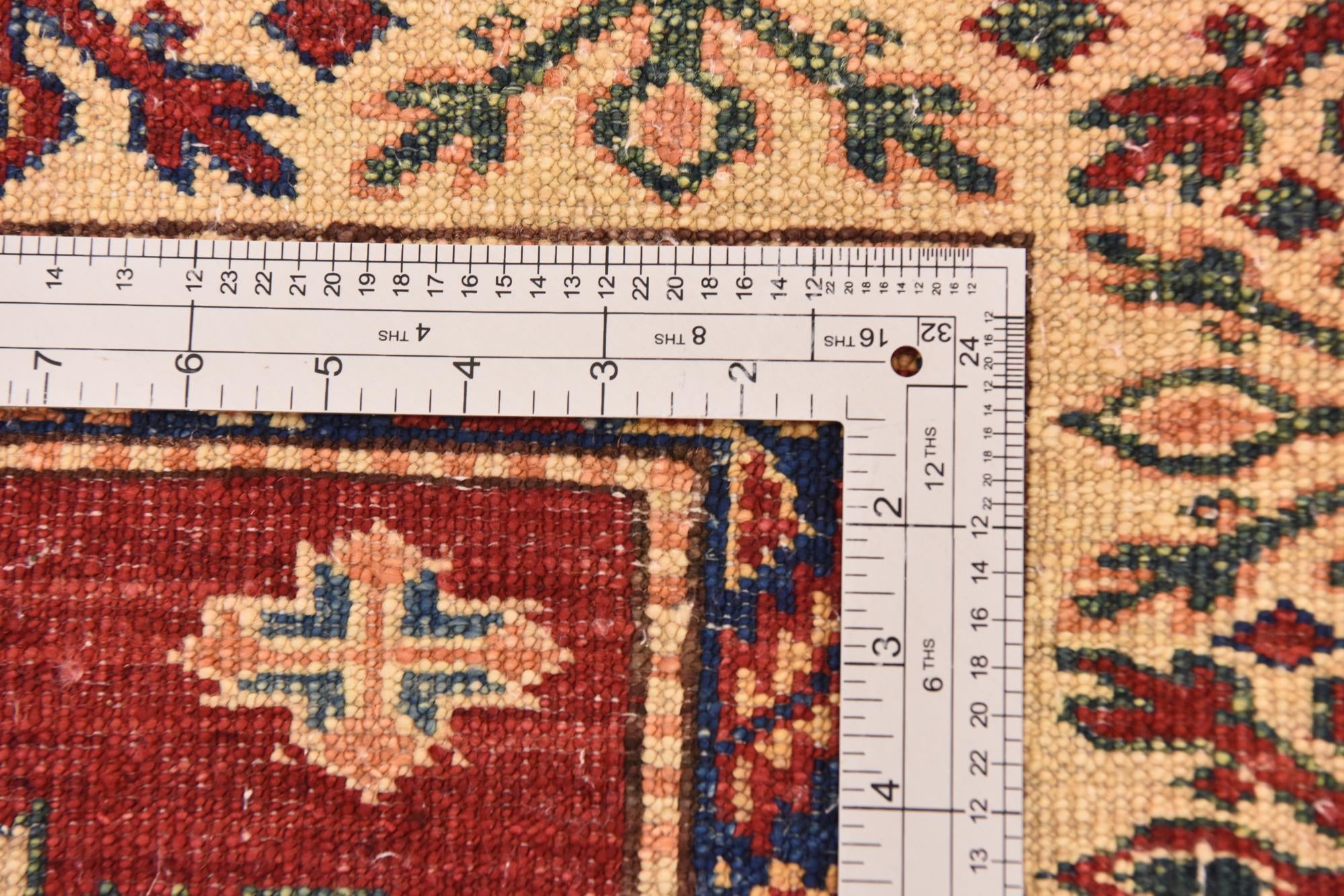 5' 8 x 7' 9 Hand Knotted Kazak Oriental Rug