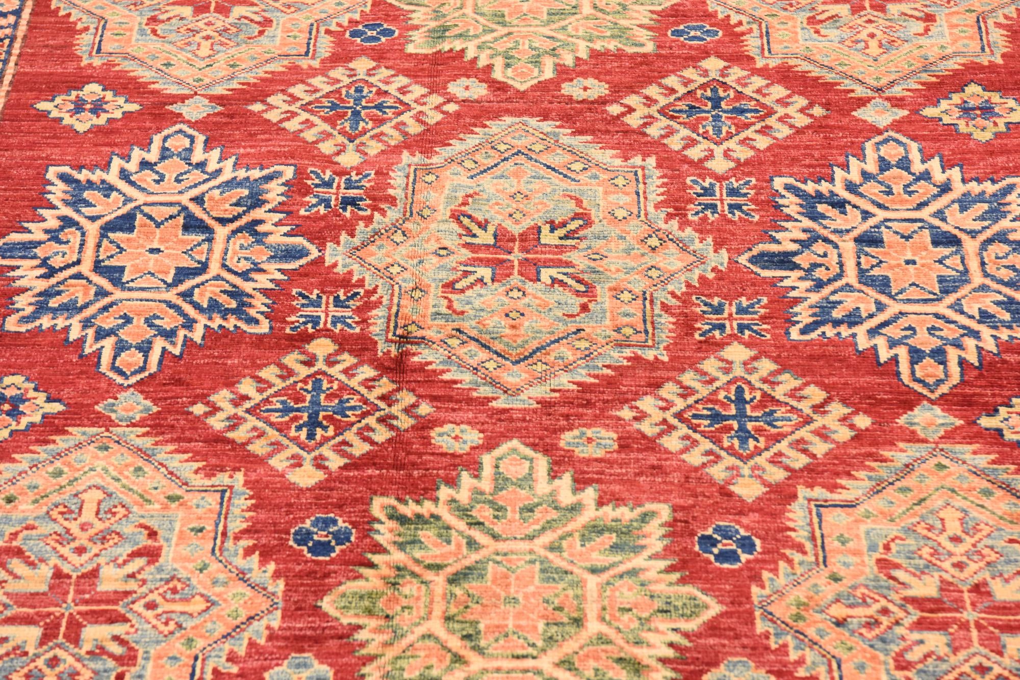 5' 8 x 7' 9 Hand Knotted Kazak Oriental Rug